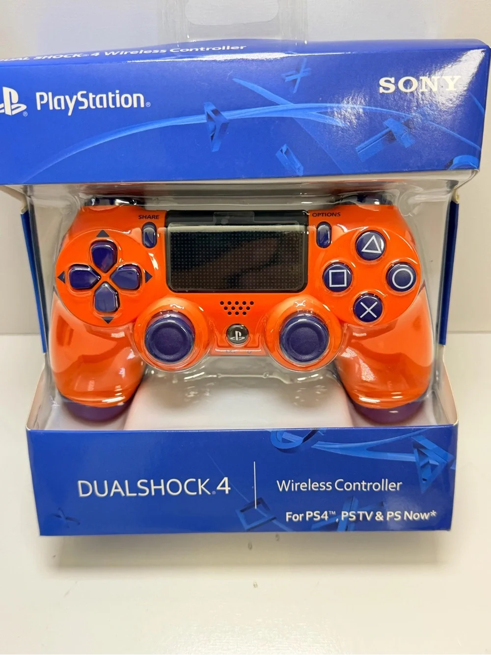 Sony DualShock 4 Wireless Controller - Orange with Purple Accents